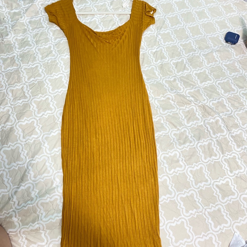 Vestido largo amarillo💛